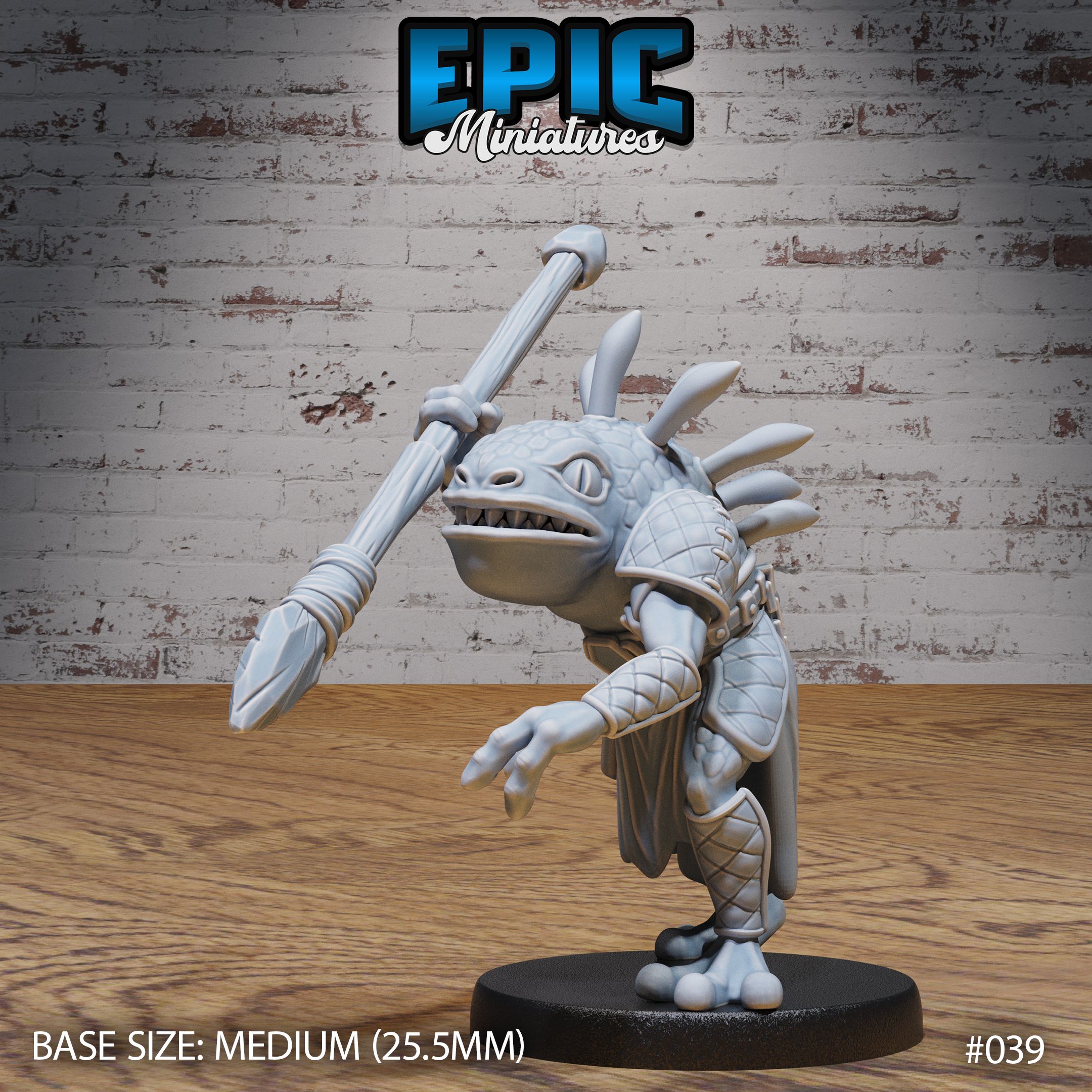 River Folk Spearman / Fishfolk Warrior / Men-Fish Tribe Fighter / Sahuagin / Humanoid Fish Beast / Ancient Water Monster / Sea Aqua Creature / Ocean Encounter